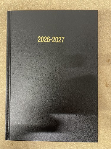Black diary a4 week - diary,