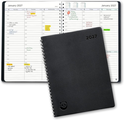 2027 diary week view - view, –
