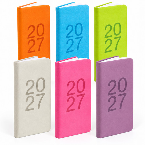 2027 diary slim - size, to