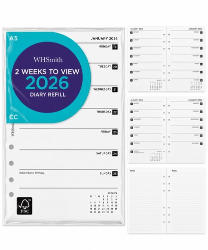 Whsmith 2026 diary - whsmith, refill