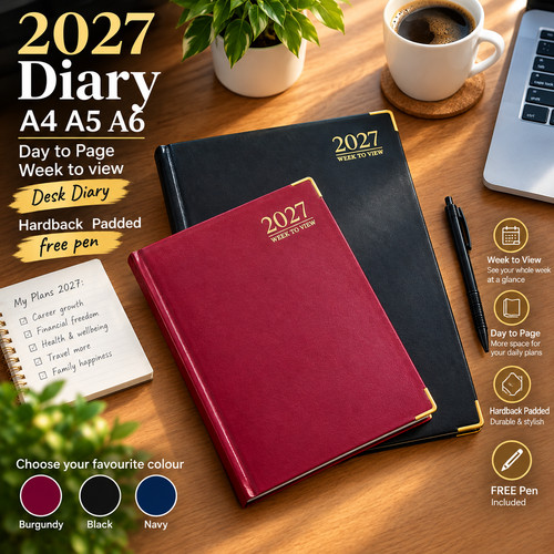 2027 diary day to - 2027,