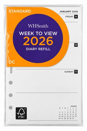 Whsmith 2026 week view - week, to