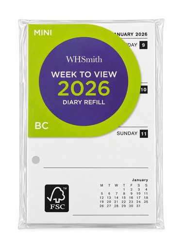 Whsmith mini week view 2026 - whsmith,