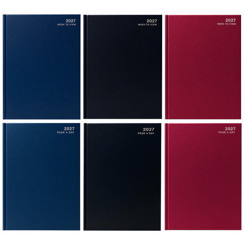 2027 diary day - a5,