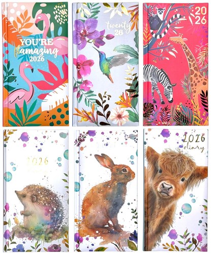 2026 slim diary week view - week,