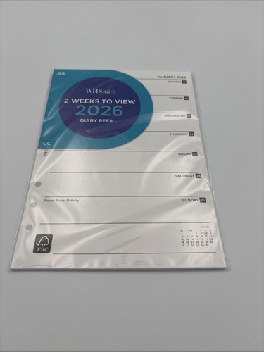 Organiser inserts 2026 - a5,