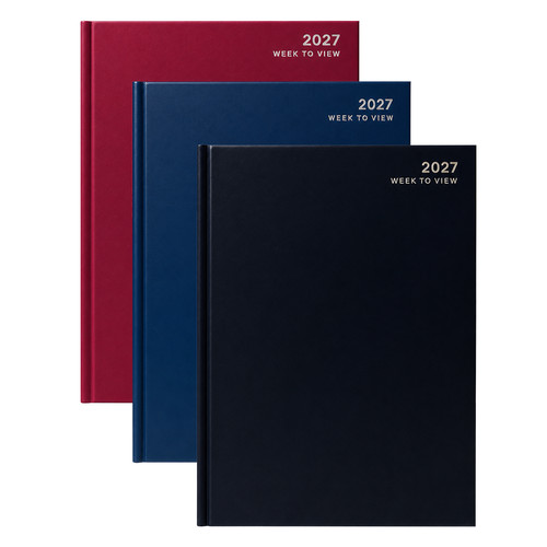 2027 week view diary - to,