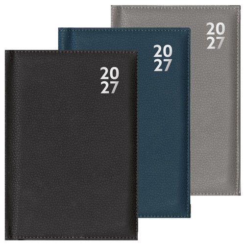 2027 diary faux leather - a4,