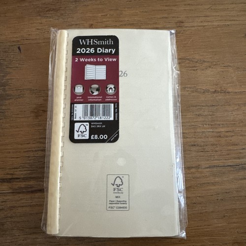 2026 whsmith slim - slim, diary