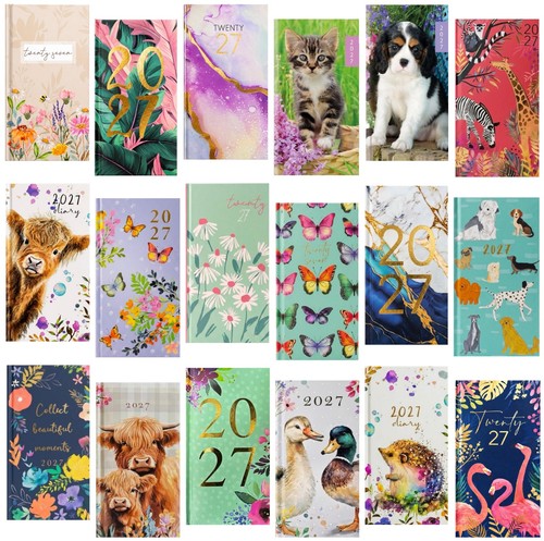 2027 diary slim pocket week - week, to