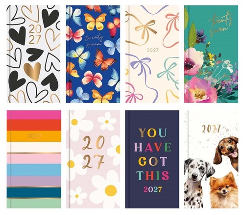 2027 diary slim size - diary,