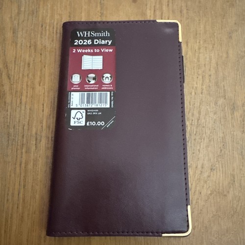 2026 whsmith diary 2 - diary,