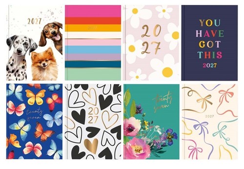 2027 size hardback diary - a5,